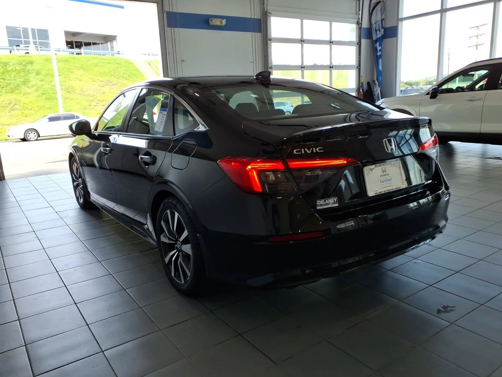Certified Used 2023 Crystal Black Pearl Honda 1.5T 4D EX image 7