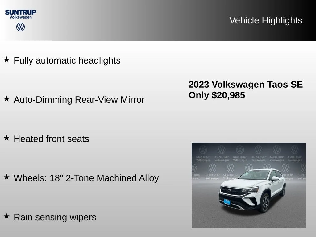 Used 2023 White Volkswagen 1.5T SE image 16