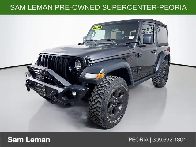 Used 2020 Gray Jeep Sport image 3