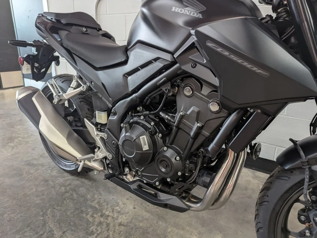 New 2025 MATTE BLACK METALLIC Honda Powersports  image 5