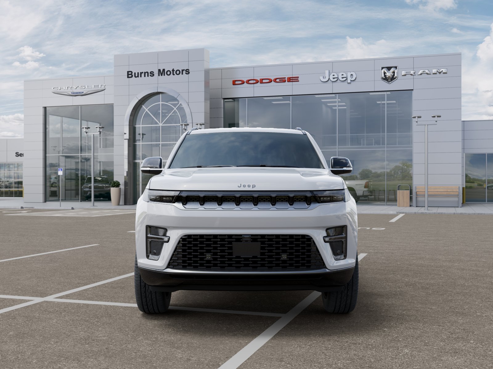 New 2026 Bright White Clear-Coat Exterior Paint Jeep 4x2 image 32