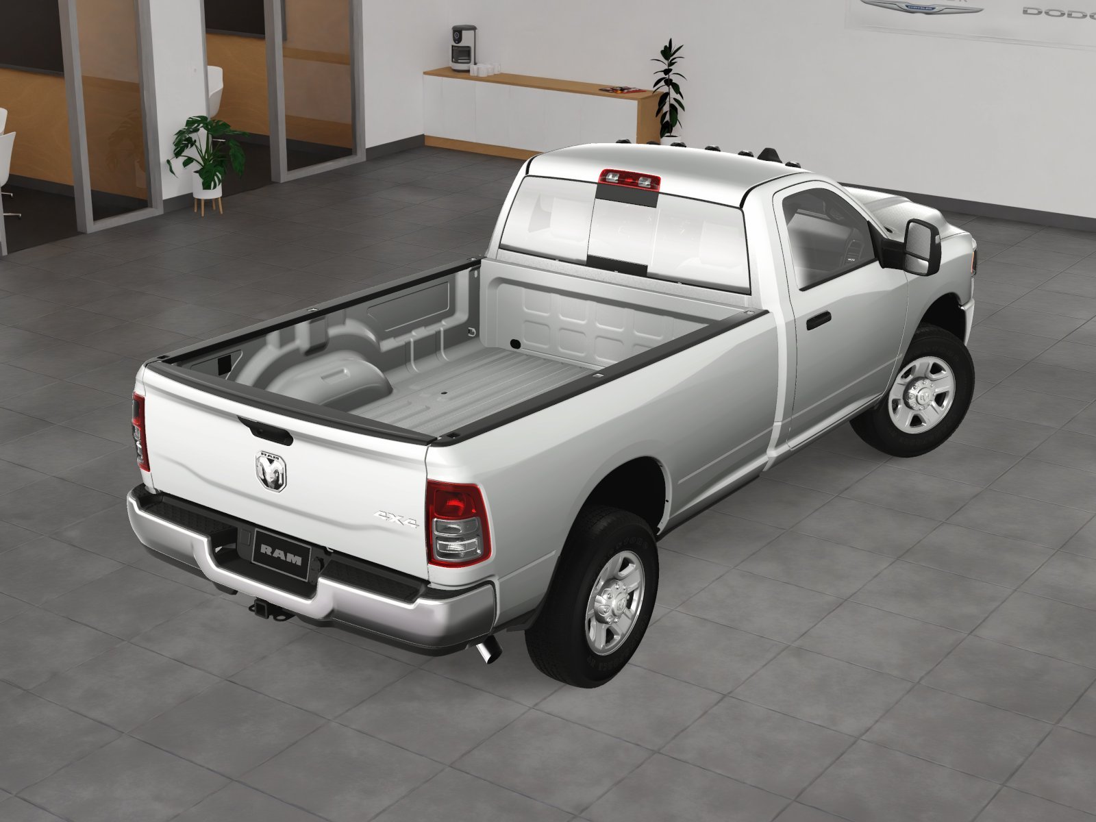 New 2024 Bright White Clear-Coat Exterior Paint RAM Tradesman image 41