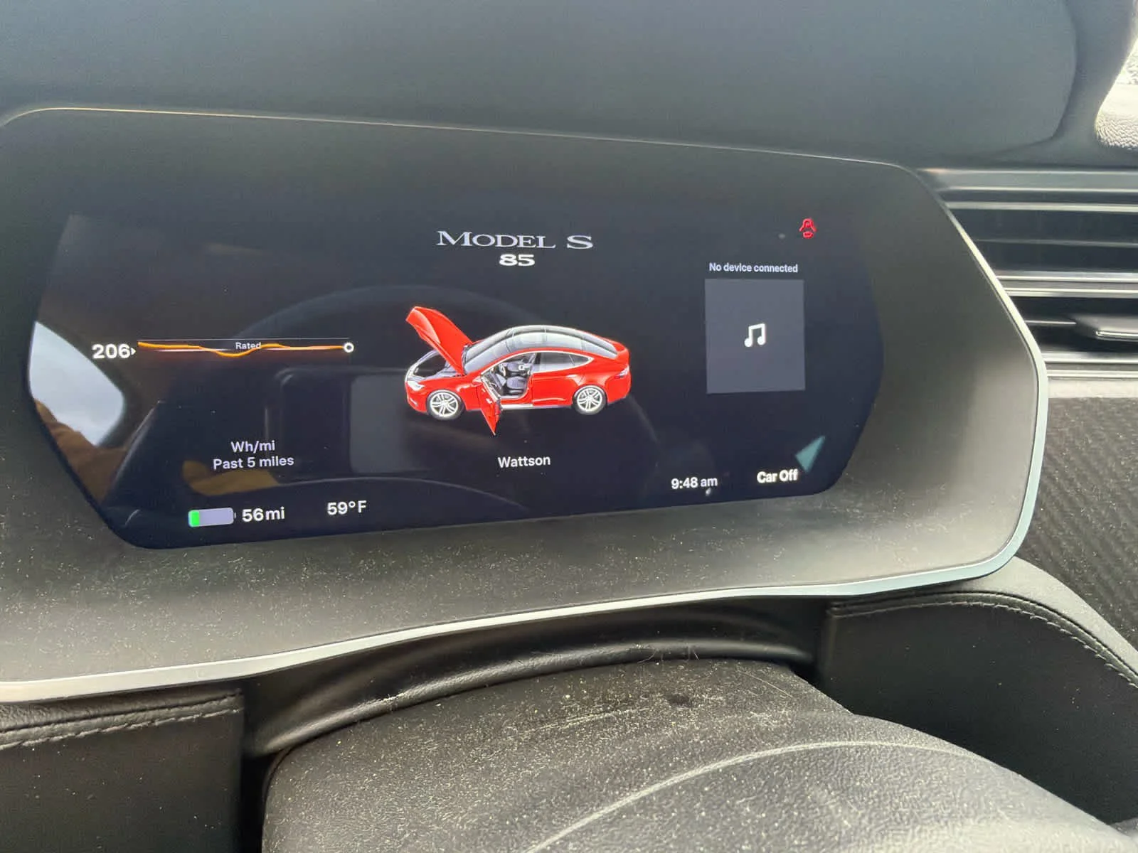 Used 2014 Red Multi-Coat Tesla 85 kWh Battery image 6