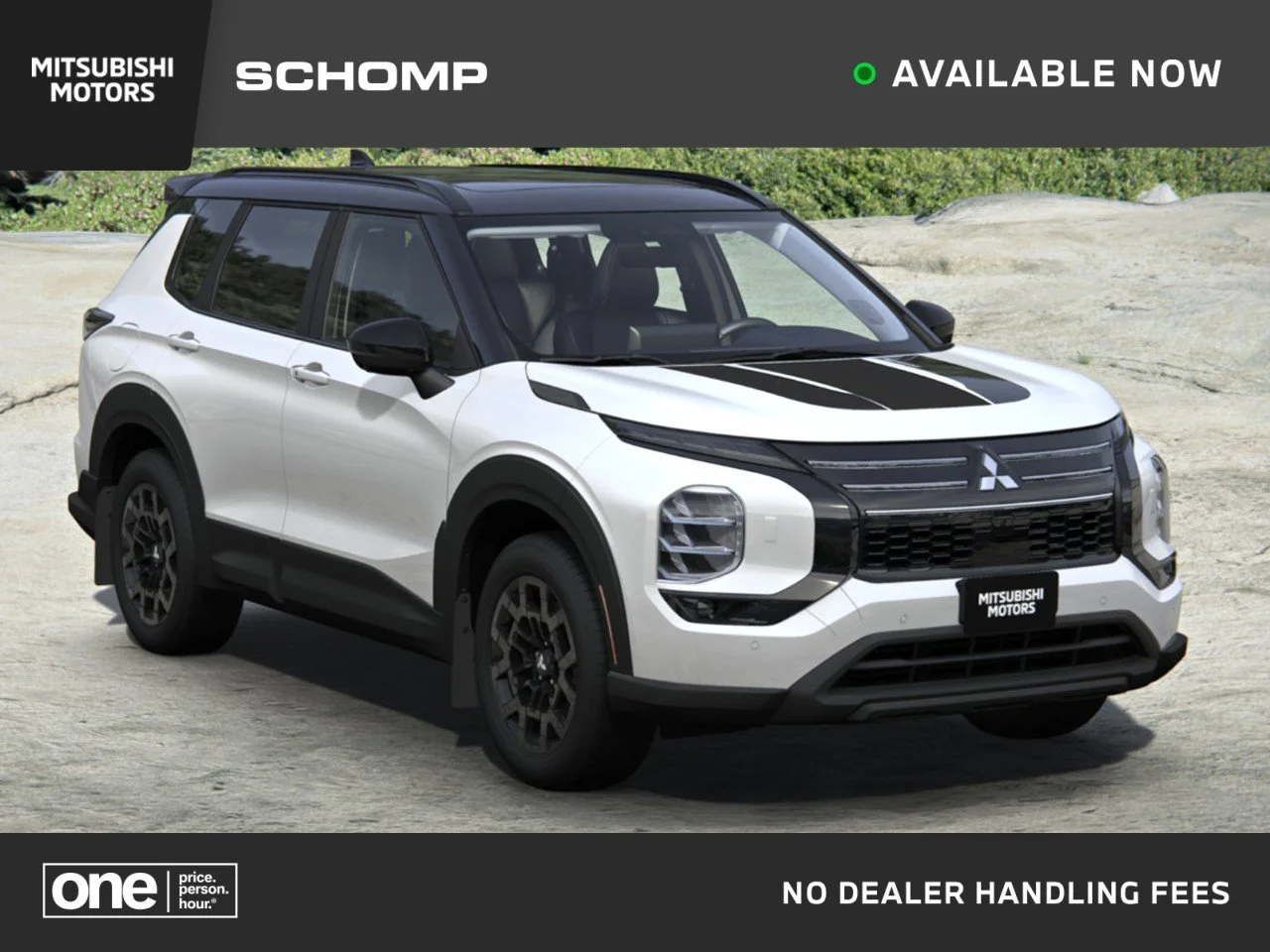 New 2026 White Diamond/Black Roof Mitsubishi Trail Edition image 1