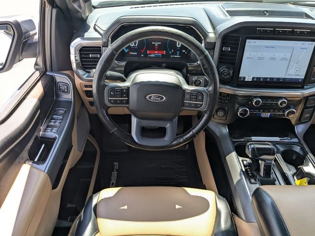 Used 2023 White Metallic Ford Lariat image 16