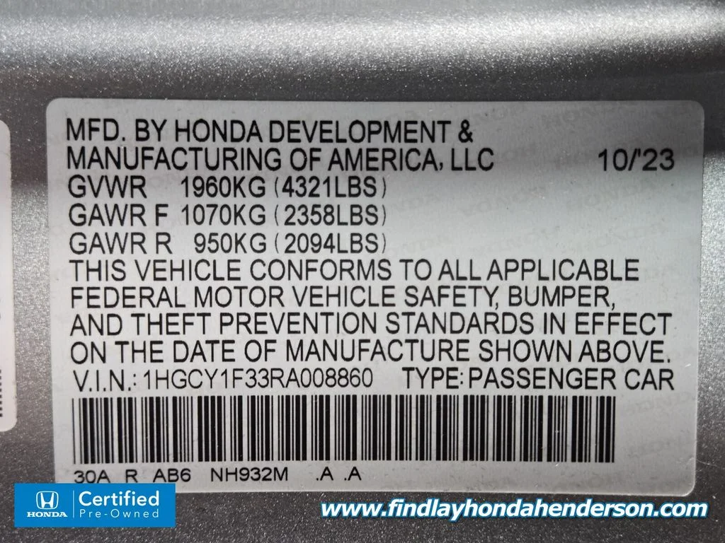 2024 Honda Accord EX - Photo 14