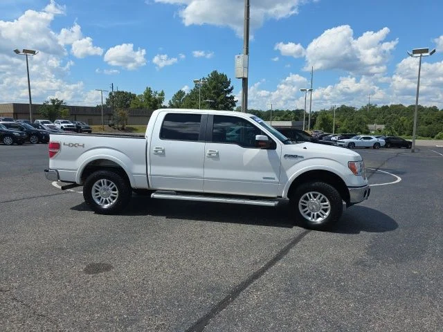 Used 2013 White Platinum Clearcoat Metallic Ford Lariat image 2