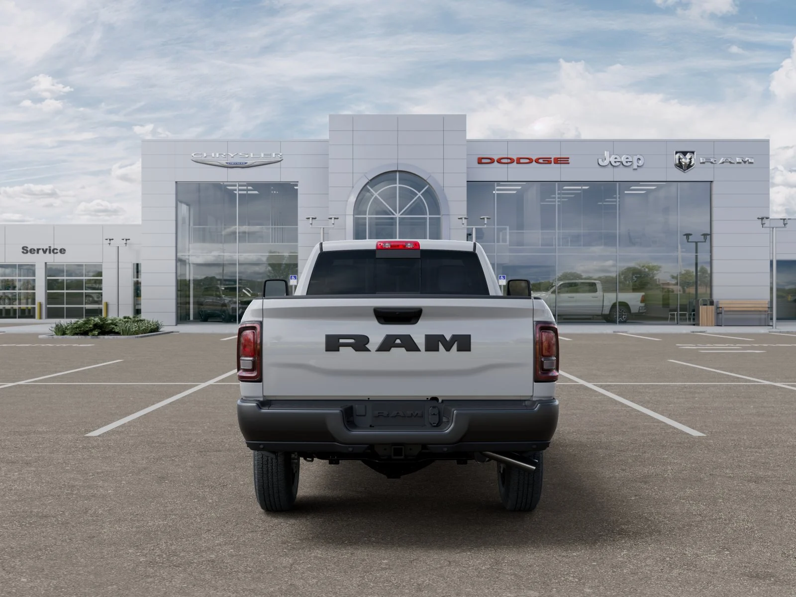 New 2025 Bright White Clear-Coat Exterior Paint RAM Tradesman image 18