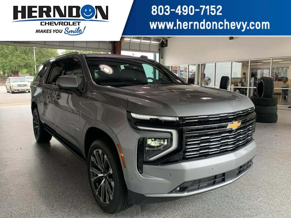 Used 2025 Sterling Gray Metallic Chevrolet High Country image 1