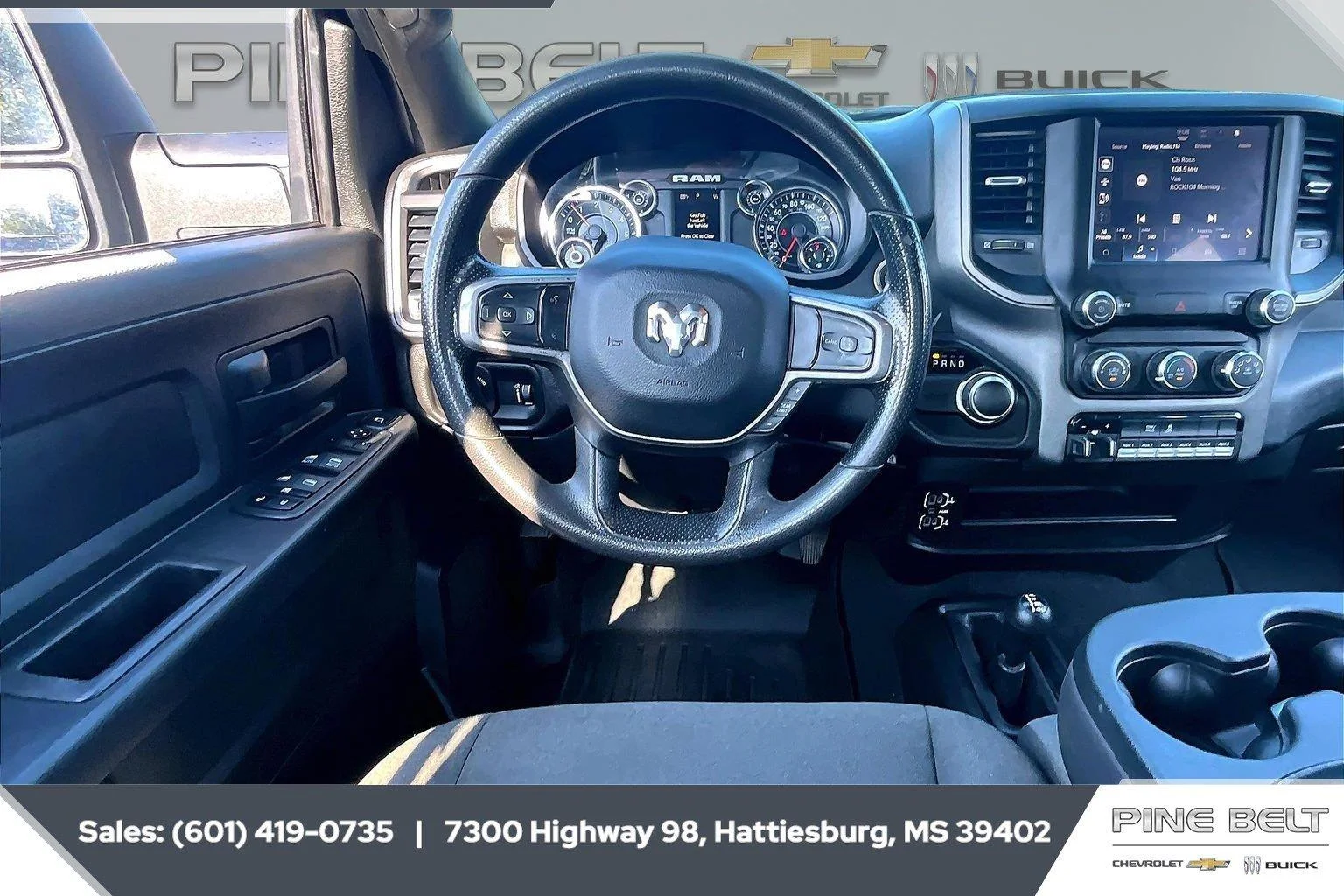 Used 2023 Granite Crystal Metallic Clearcoat Ram Tradesman image 6