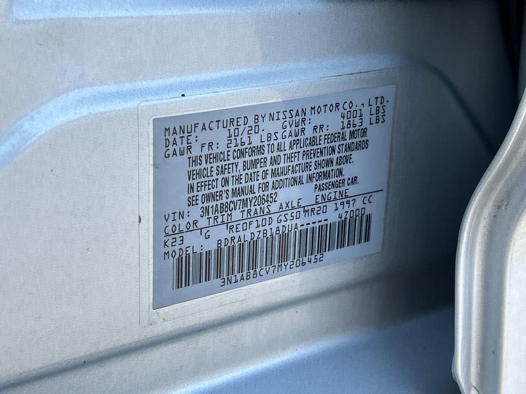 Used 2021 Silver Nissan SV image 10