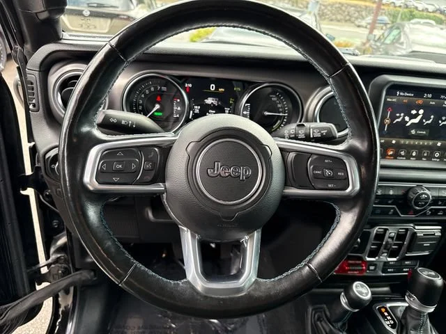 Used 2021 Black Clearcoat Jeep Unlimited Rubicon 4xe image 18