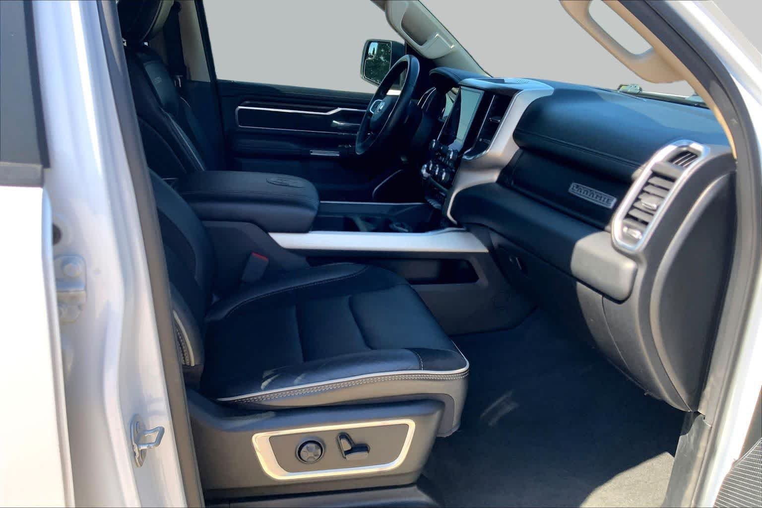 Used 2021 Bright White Clearcoat Ram Laramie image 9