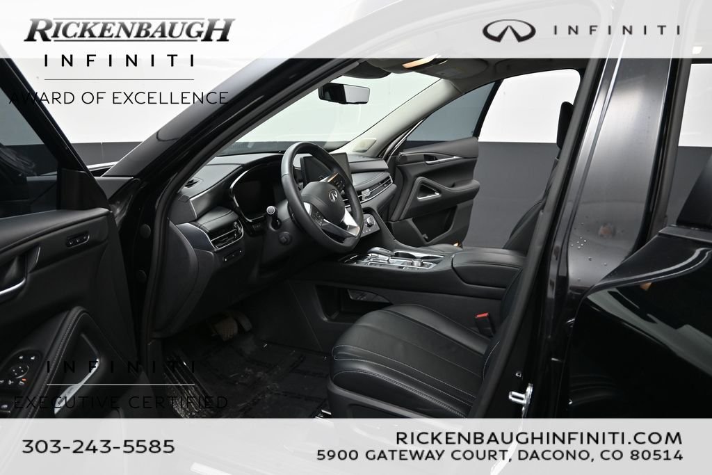 Certified Used 2023 Black INFINITI LUXE image 11