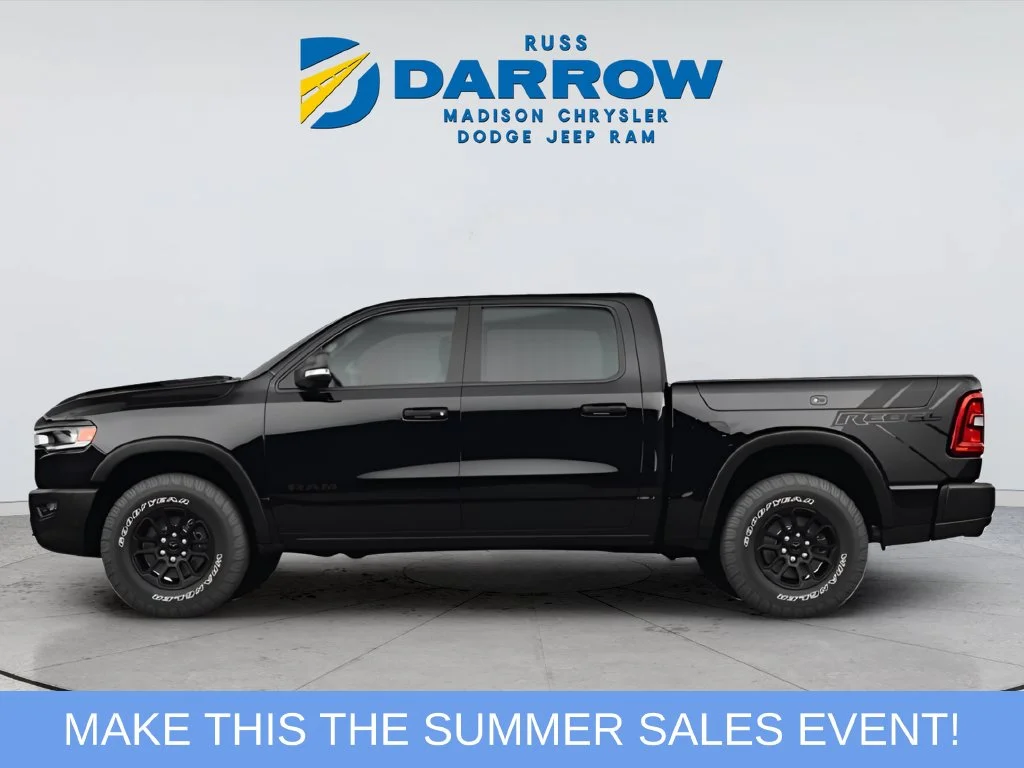New 2026 Diamond Black Crystal Pearl-Coat Exterior Paint RAM RHO image 2