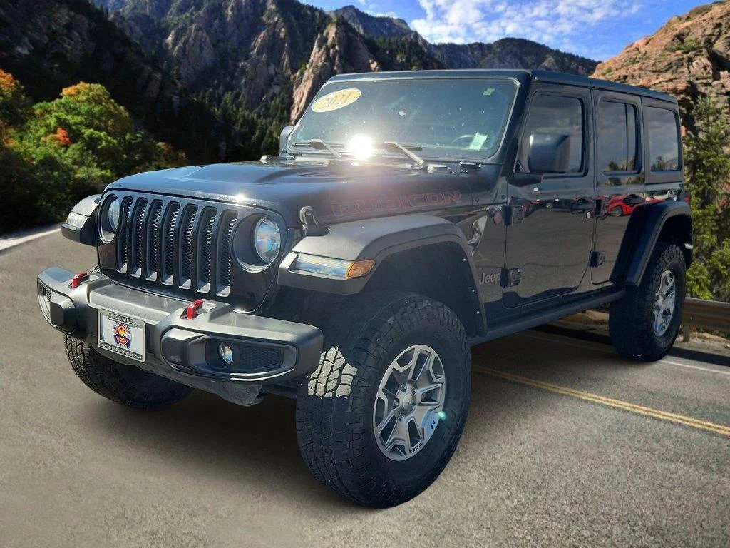 Used 2021 Black Clearcoat Jeep Unlimited Rubicon image 5