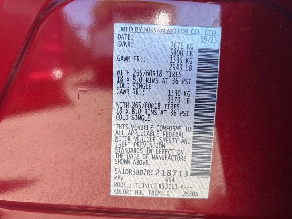 Certified Used 2024 Red Nissan Rock Creek image 11