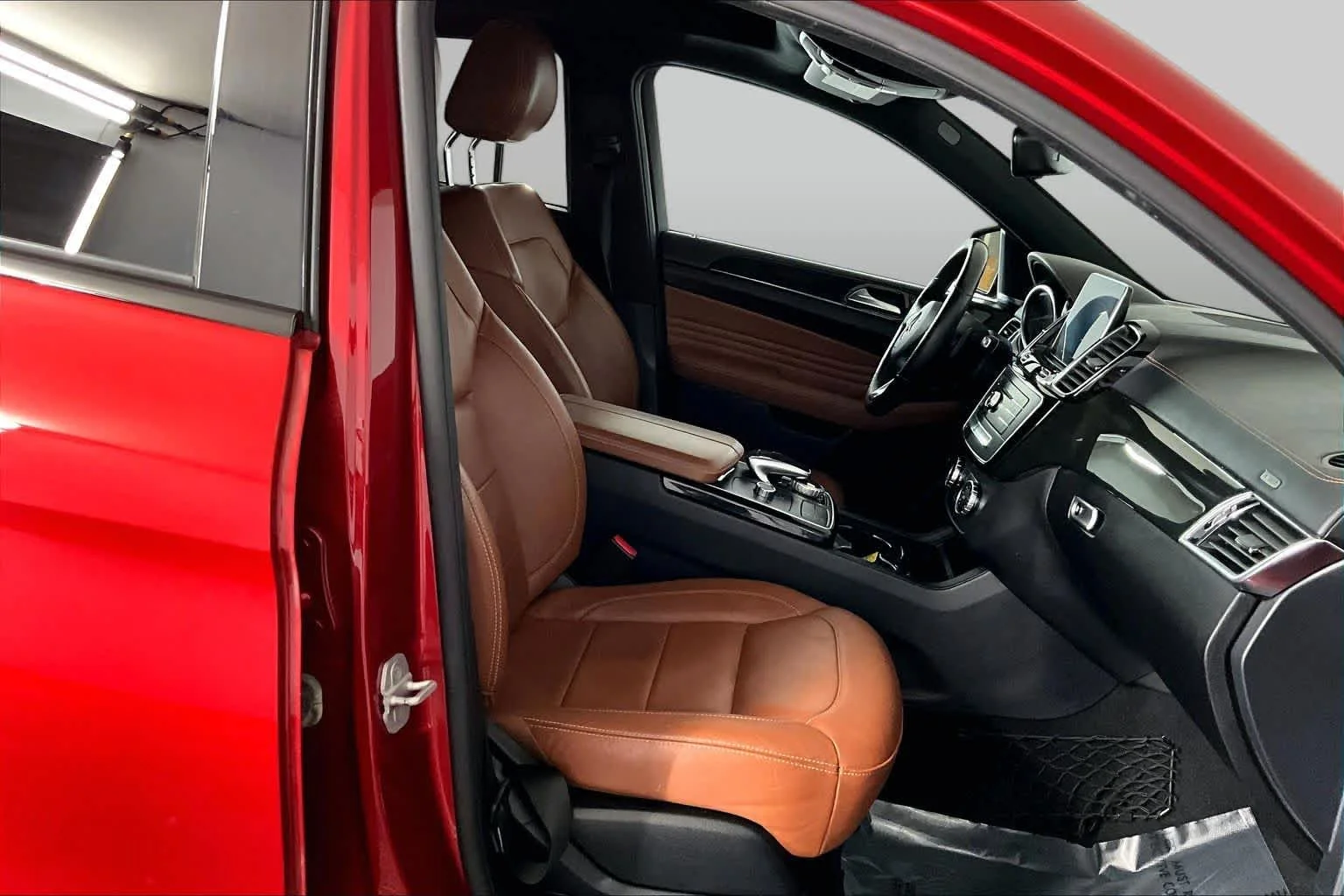 Used 2016 designo Cardinal Red Metallic Mercedes-Benz GLE 450 AMG® image 8