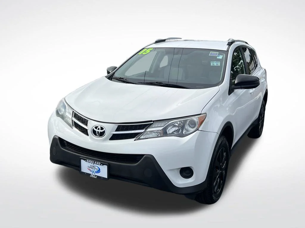 Used 2015 Super White Toyota LE image 4