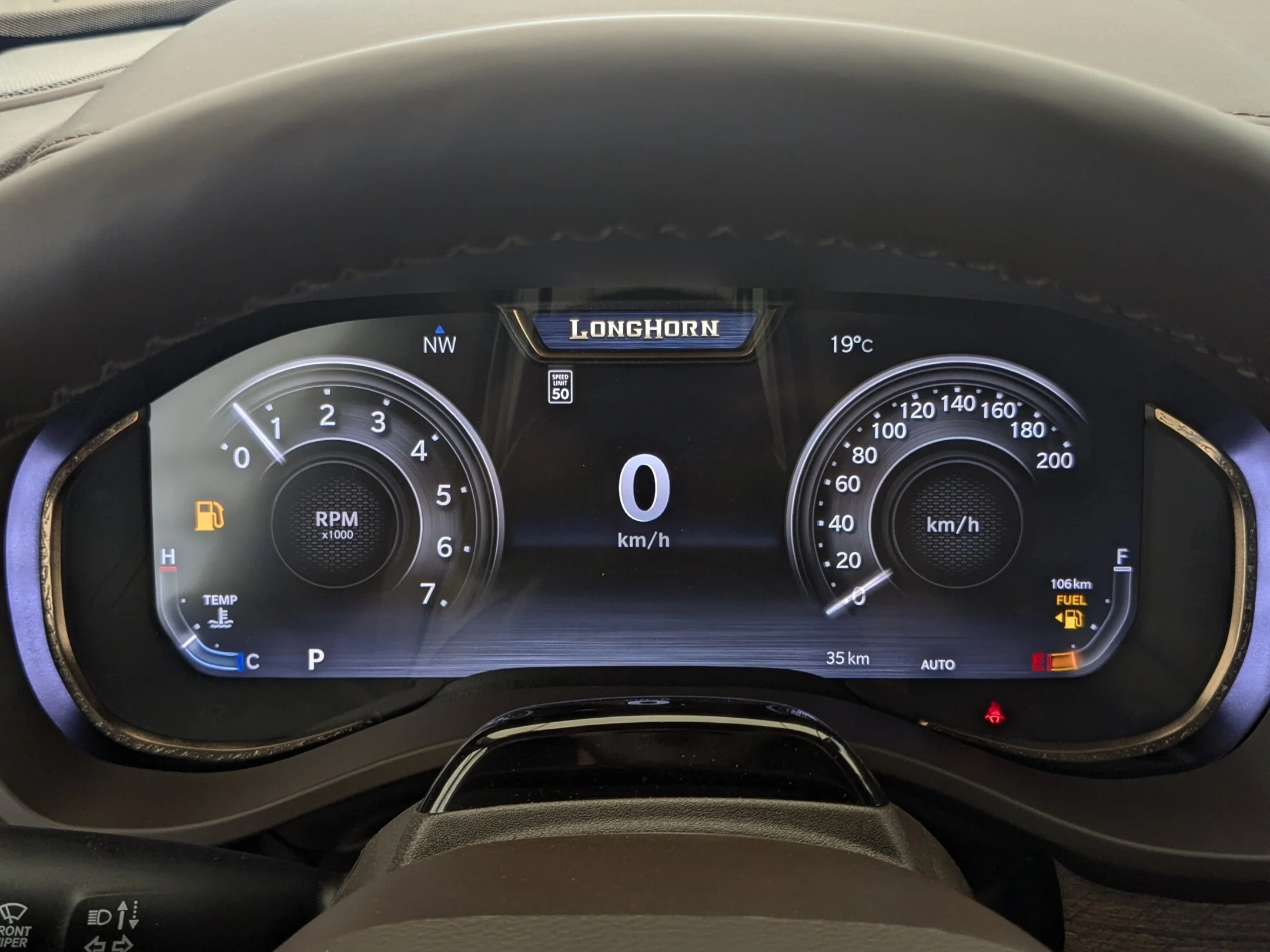 New 2026 Black RAM Limited Longhorn - - Level A Grp - Pano Sunroof - 14.4 Uconnect NAV - Head-Up Display & More! image 19