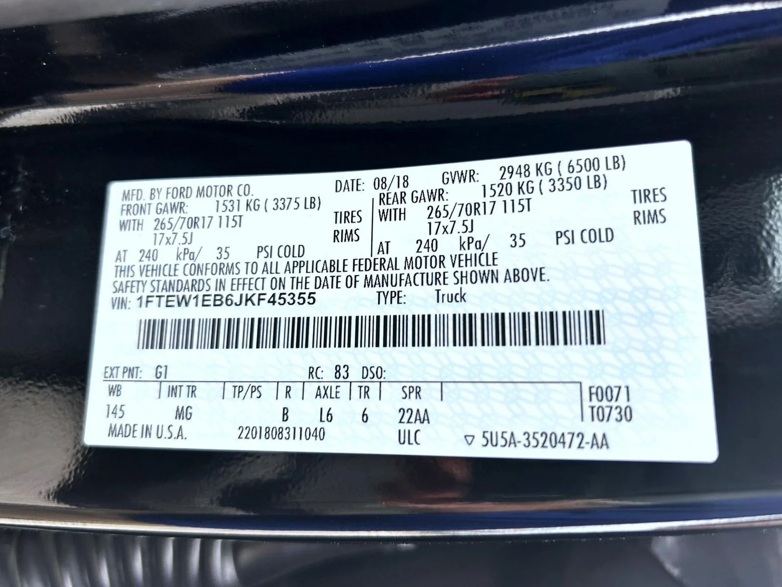 Certified Used 2018 Black Ford XLT image 26