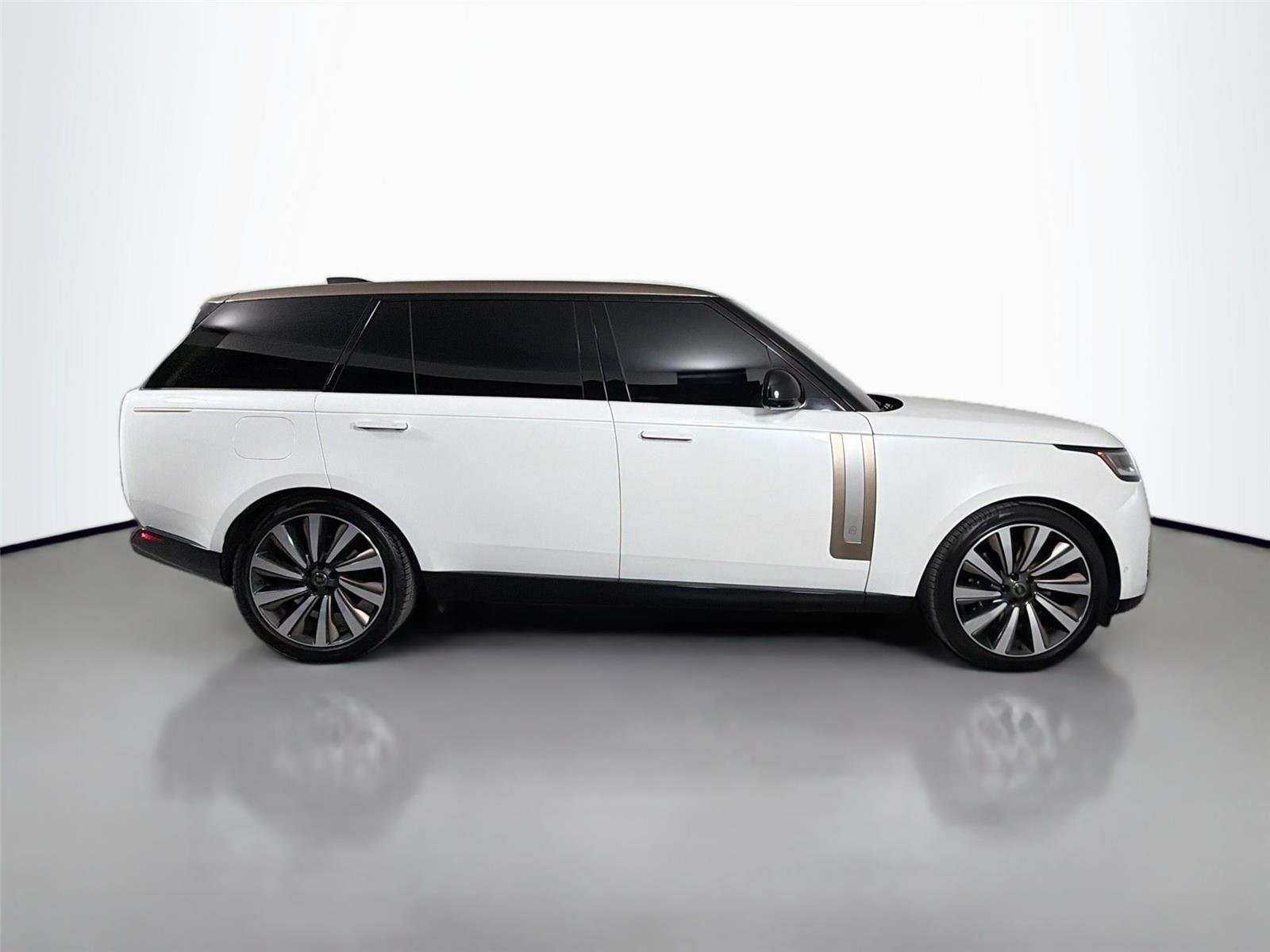 Certified Used 2022 Icy White Gloss Land Rover SV LONG WHEELBASE image 4