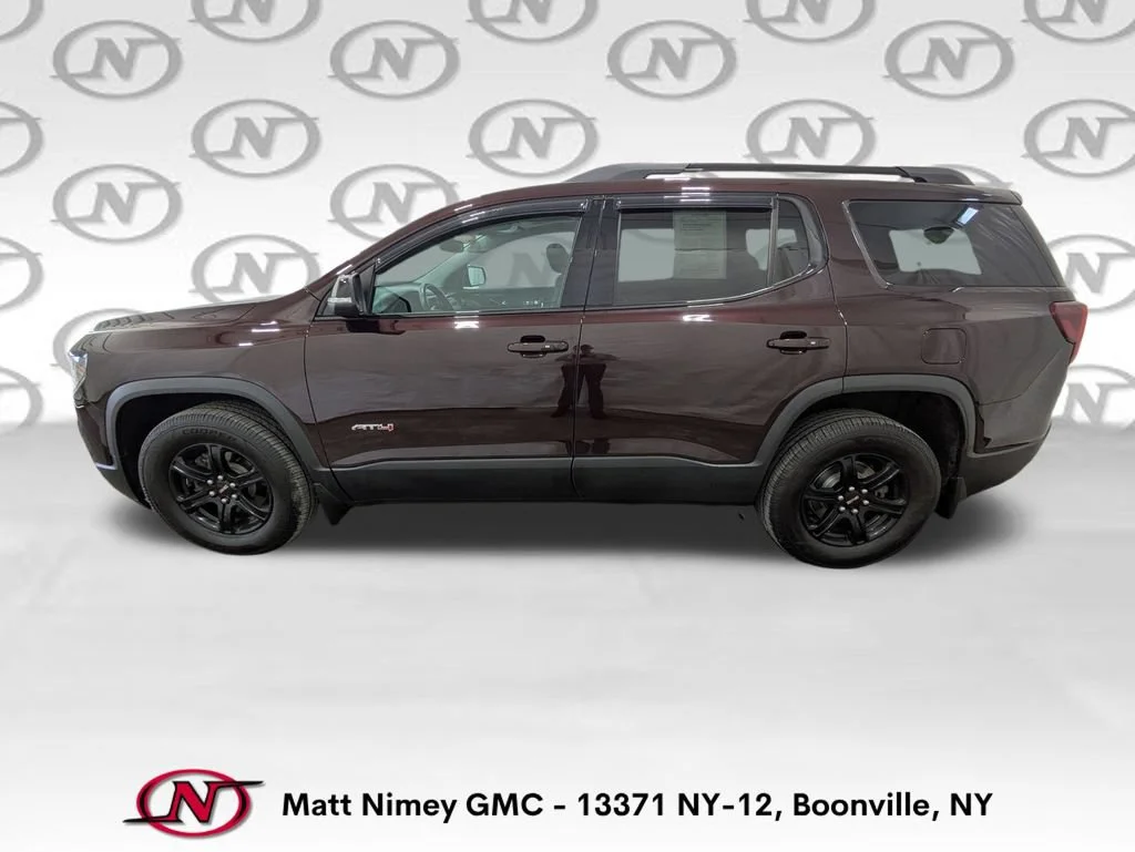 Used 2021 RED MAHOGANY METALLIC GMC AT4 image 5