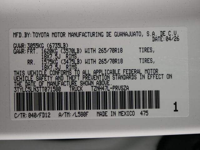 New 2026 Ice Cap Toyota TRD Off-Road i-FORCE MAX image 32