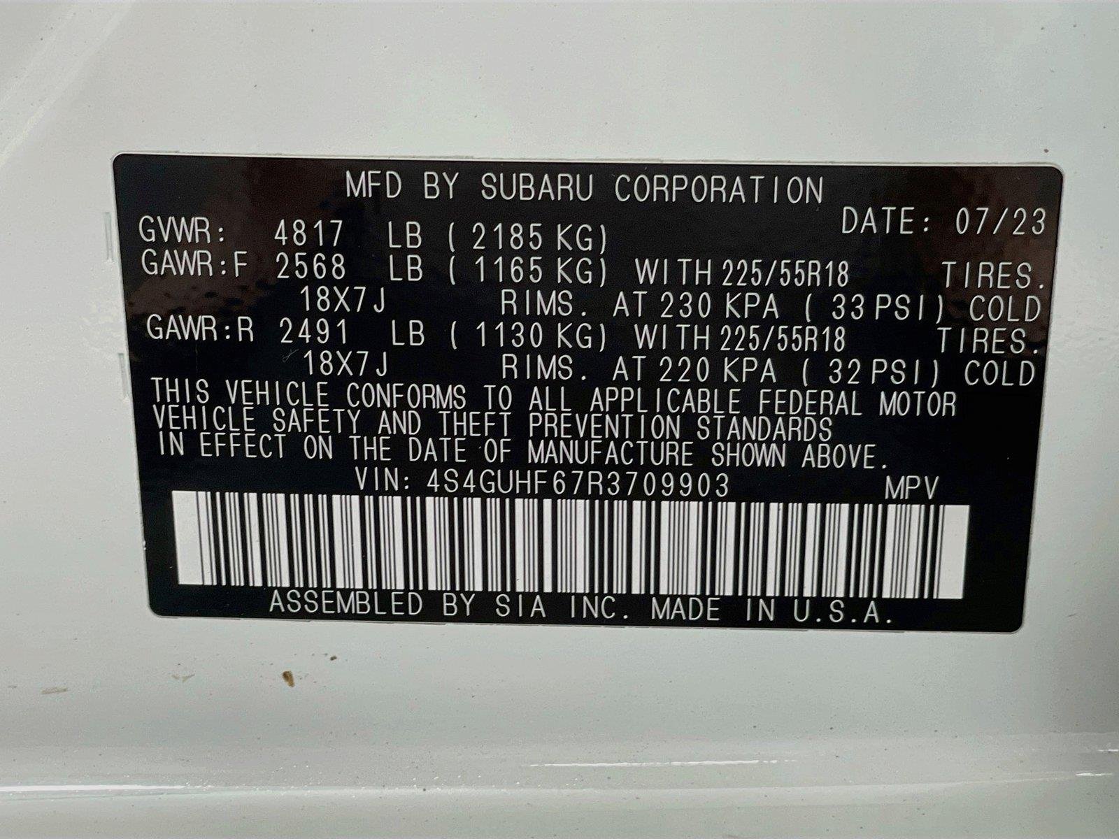 Used 2024 Crystal White Pearl Subaru Sport image 34