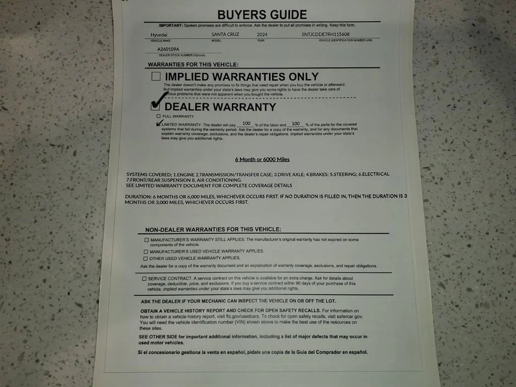 Used 2024 White Hyundai SEL image 34