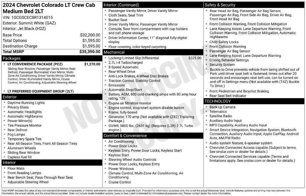 Used 2024 White Chevrolet LT image 10