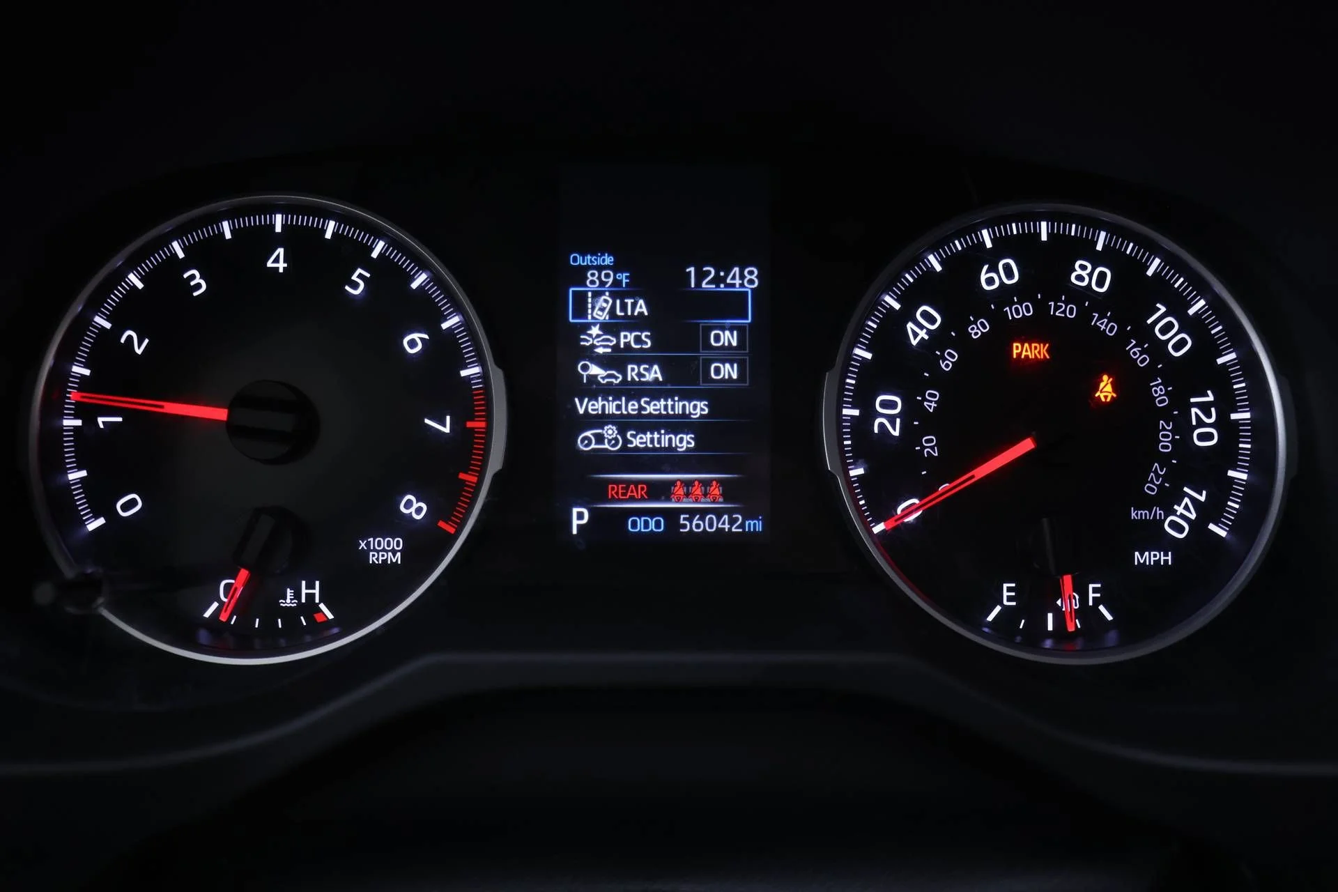 Used 2021 Super White Toyota LE image 7