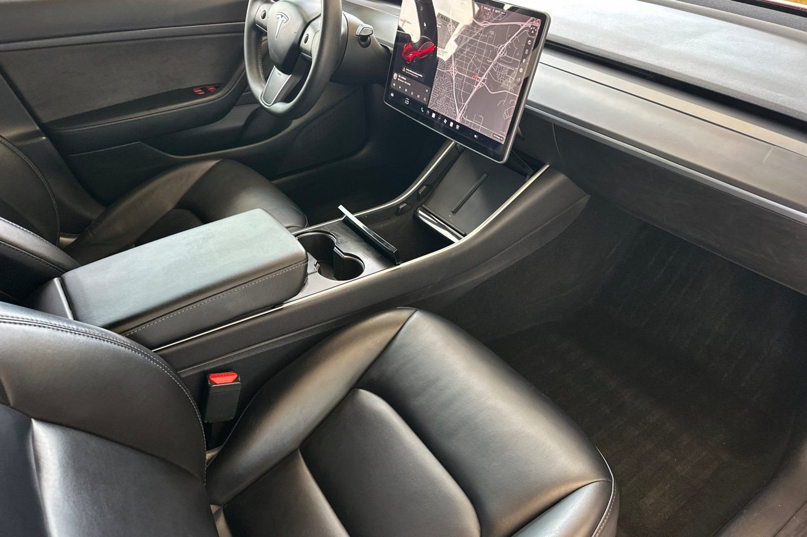 Used 2020 Red Multi-Coat Tesla Standard Range Plus image 14