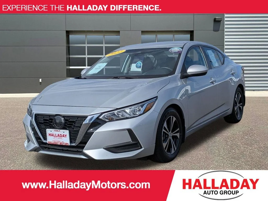 Certified Used 2022 Brilliant Silver Metallic Nissan SV image 1