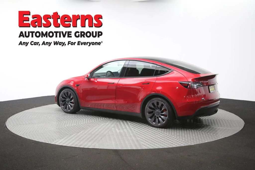 Used 2020 Red Tesla Performance image 58