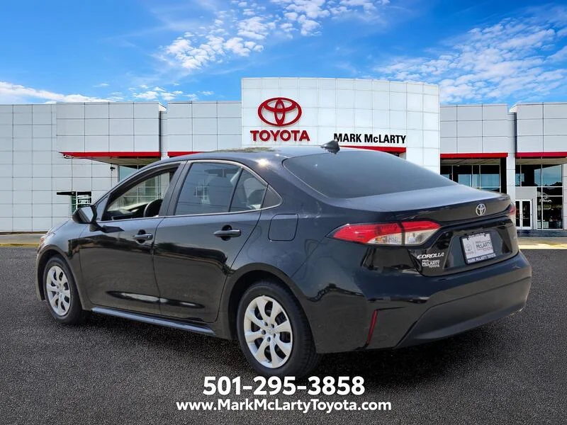 Used 2024 Midnight Black Metallic TOYOTA LE CVT image 3