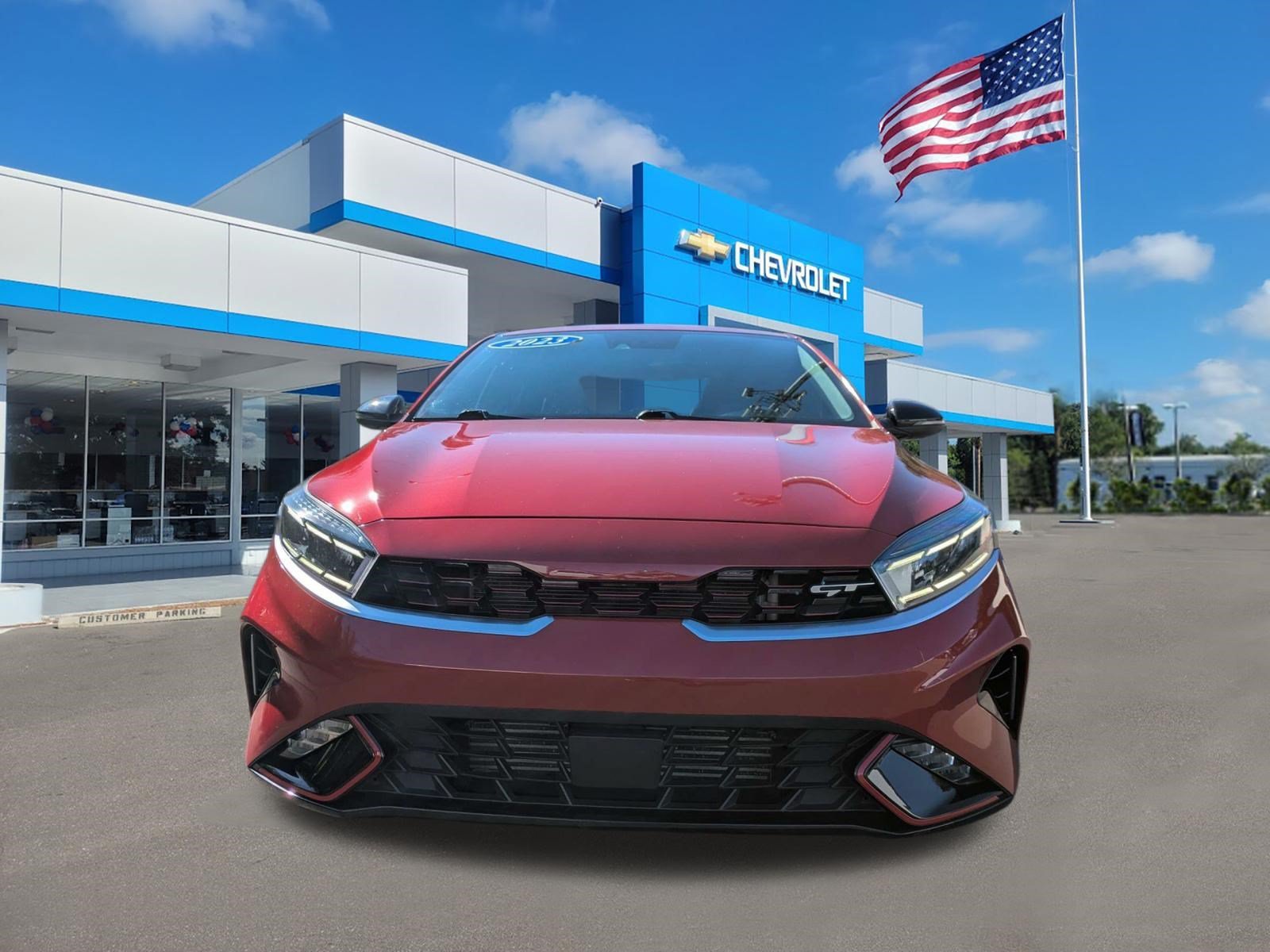 Used 2023 Currant Red Kia GT image 8