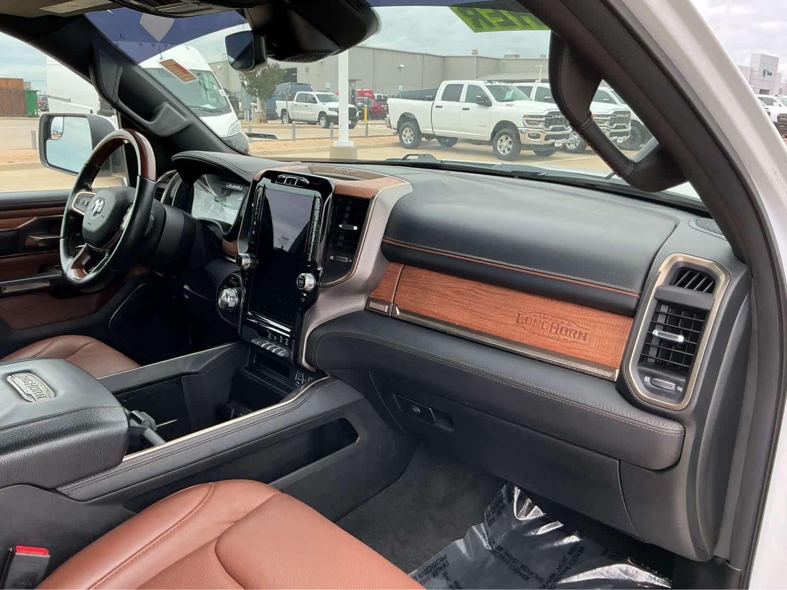 Used 2022 Bright White Clearcoat Ram Longhorn image 21