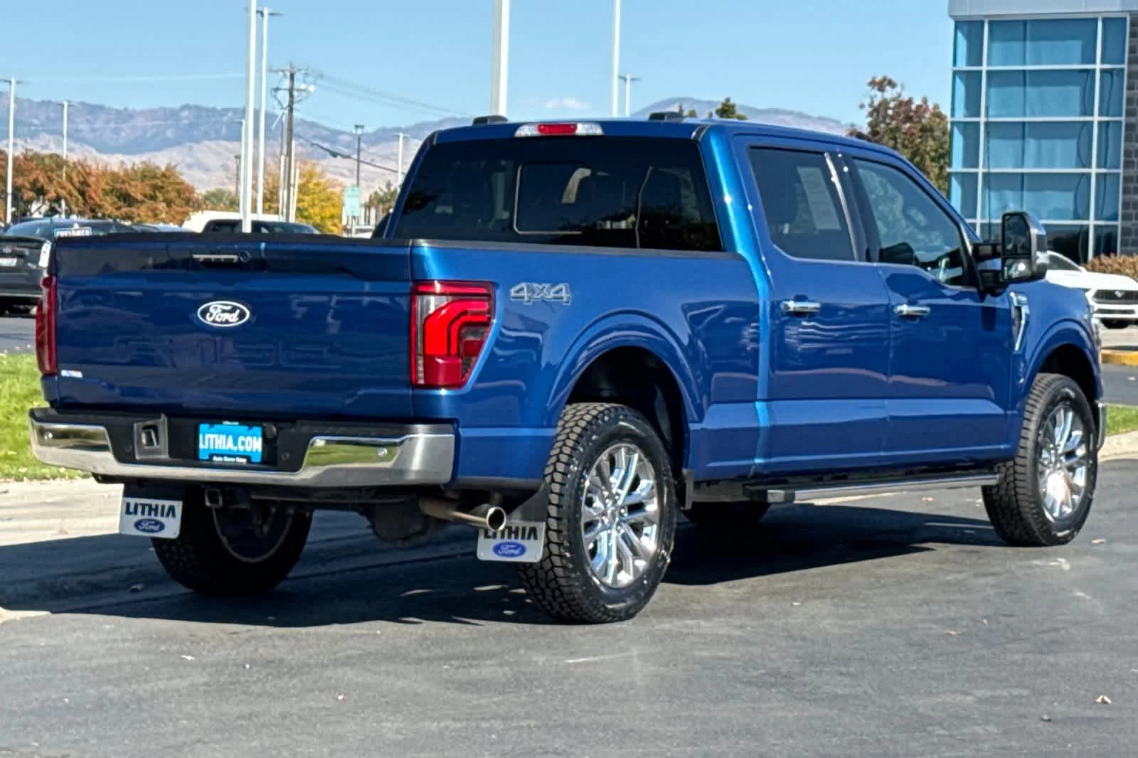 Certified Used 2024 Atlas Blue Metallic Ford LARIAT image 2