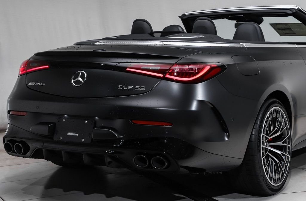 New 2026 MANUFAKTUR exclusive graphite grey magno Mercedes-Benz AMG® CLE 53 4MATIC+ Cabriolet image 4