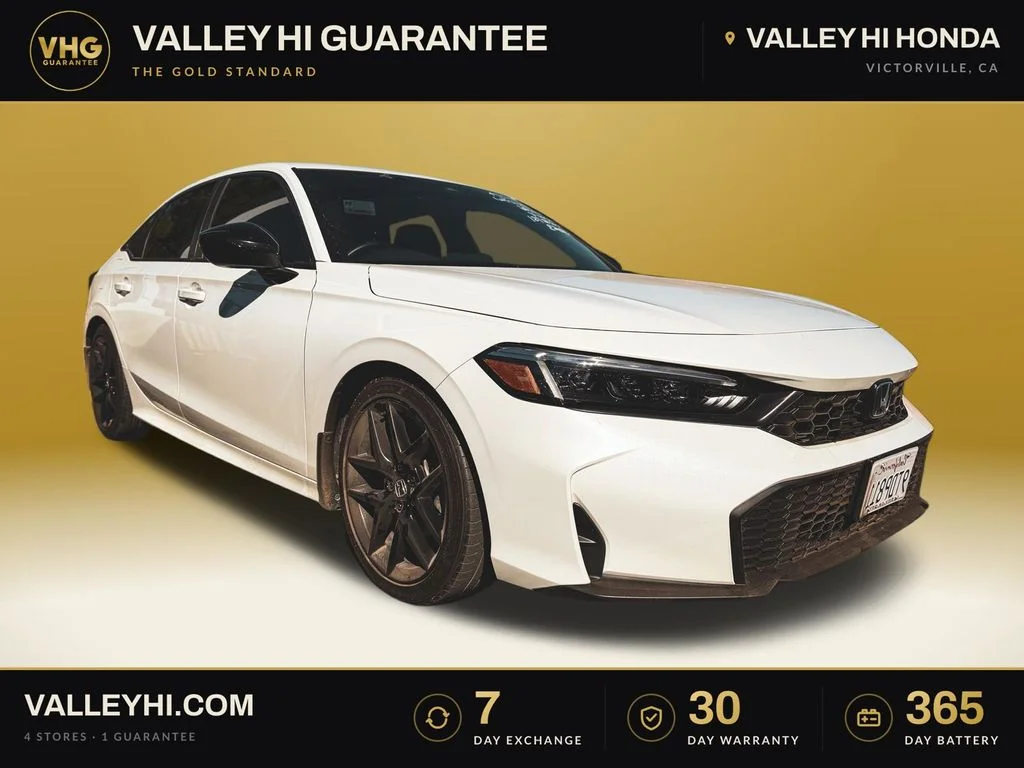 Used 2025 Platinum White Pearl Honda Sport image 1