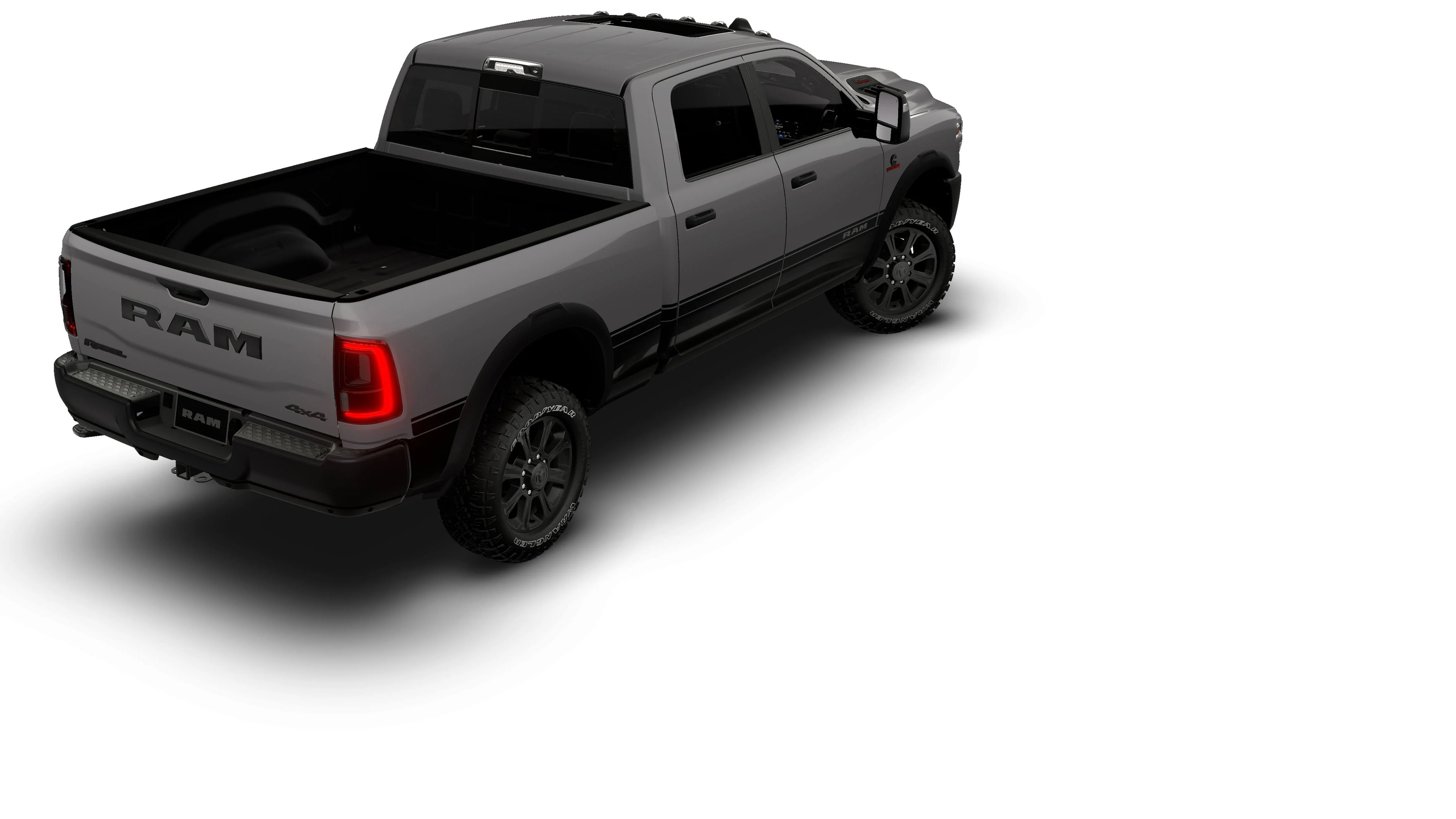 New 2026 Ceramic Gray Clear-Coat Exterior Paint RAM REBEL image 2