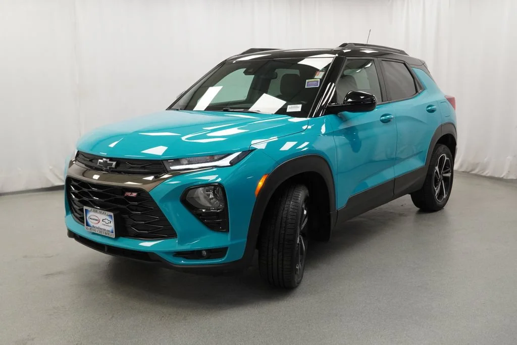 Certified Used 2022 OASIS BLUE Chevrolet RS image 3