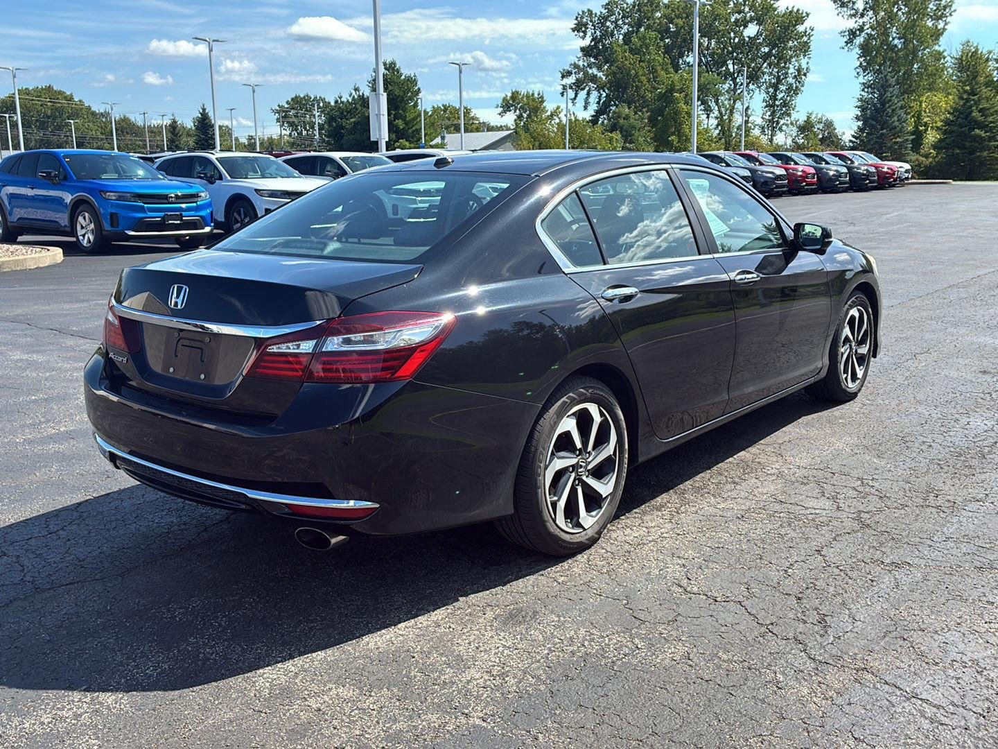 Used 2017 Crystal Black Pearl Honda EX image 24
