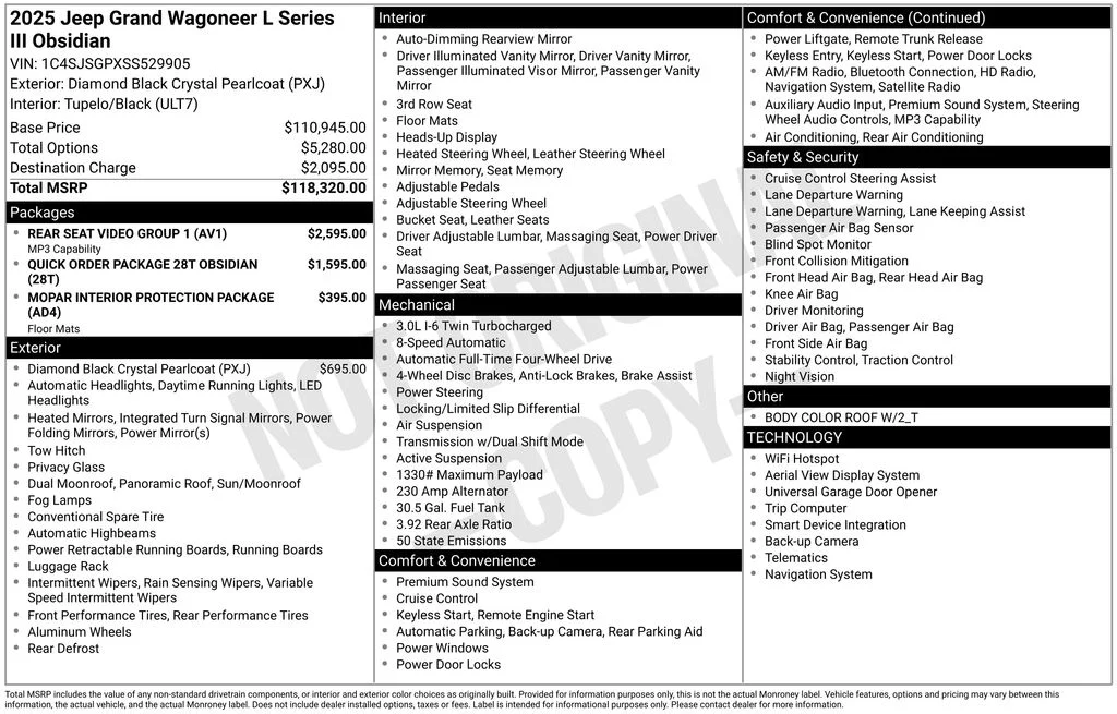 Used 2025 Black Jeep Series III image 38