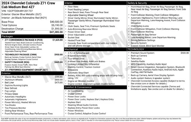 Used 2024 Blue Chevrolet Z71 image 7