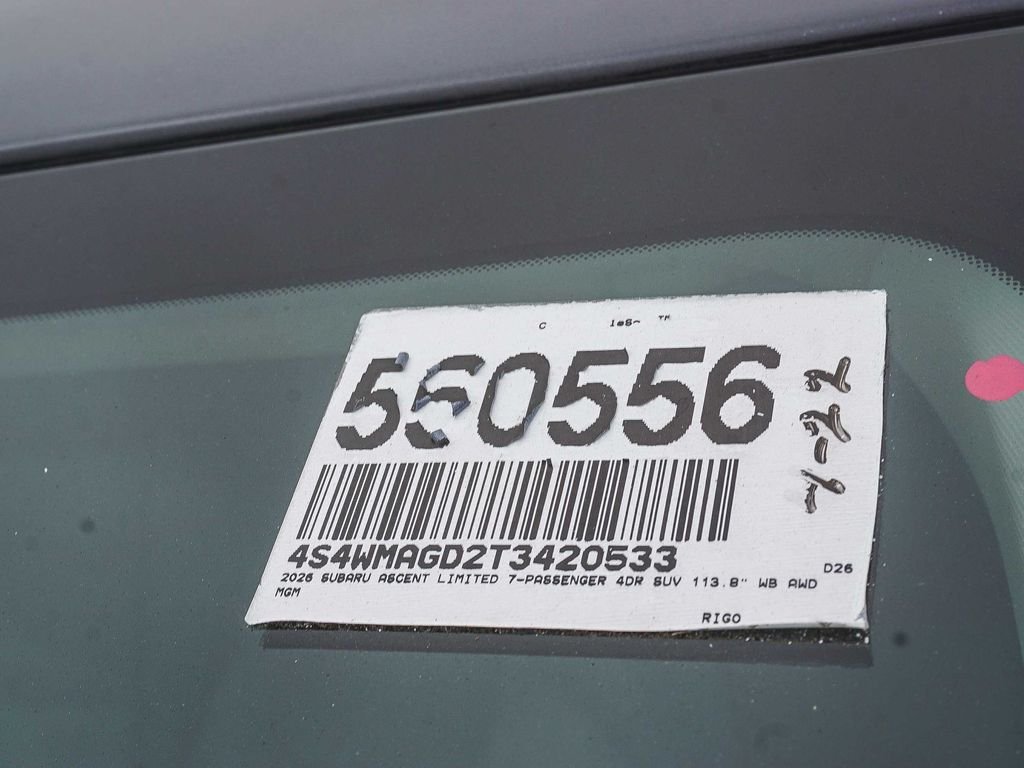 New 2026 MAGNETITE GRAY METALLIC Subaru Limited 7-Passenger image 26