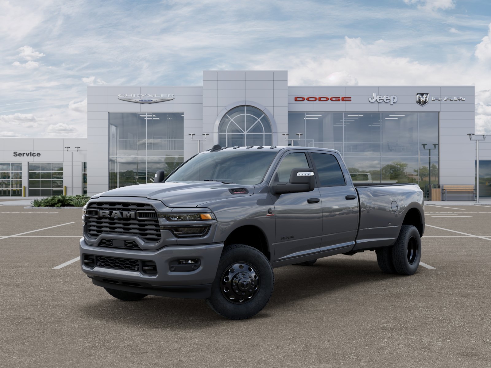 New 2026 Ceramic Gray Clear-Coat Exterior Paint RAM Big Horn image 27