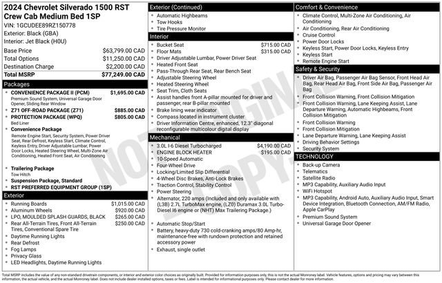 2024 Chevrolet Silverado 1500 RST