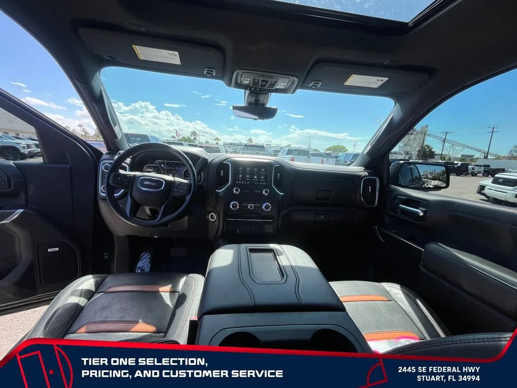 Used 2021 DARK SKY METALLIC GMC AT4 image 34